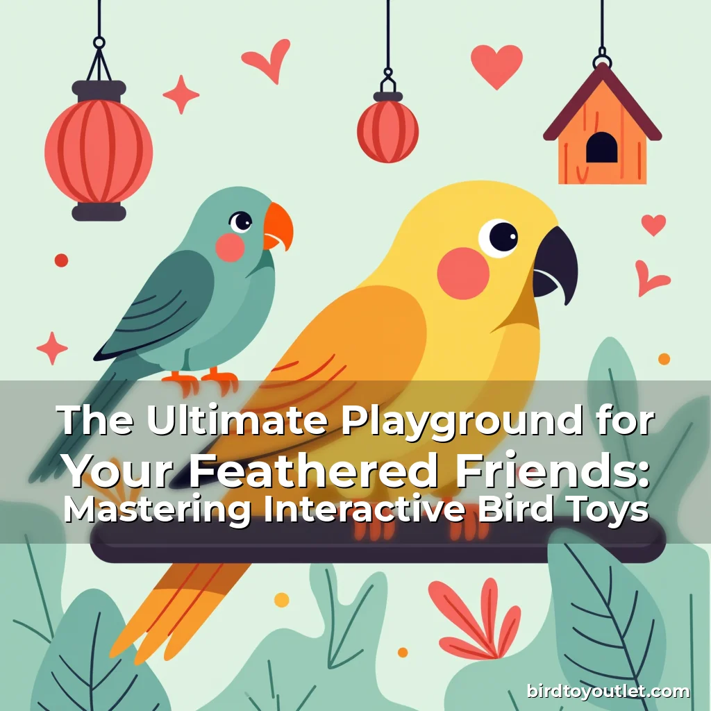 Artistic representation for The Ultimate Playground for Your Feathered Friends: Mastering Interactive Bird Toys