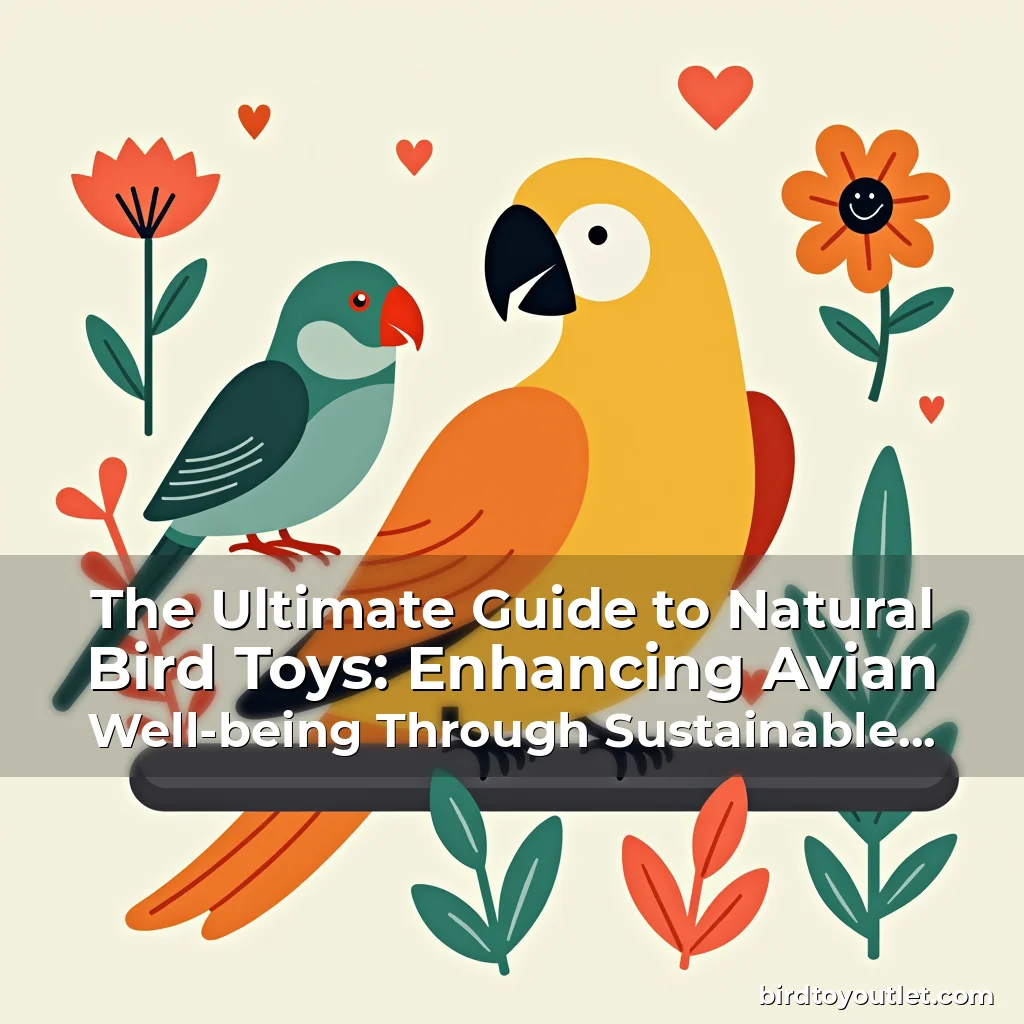 Artistic representation for The Ultimate Guide to Natural Bird Toys: Enhancing Avian Well-being Through Sustainable Play