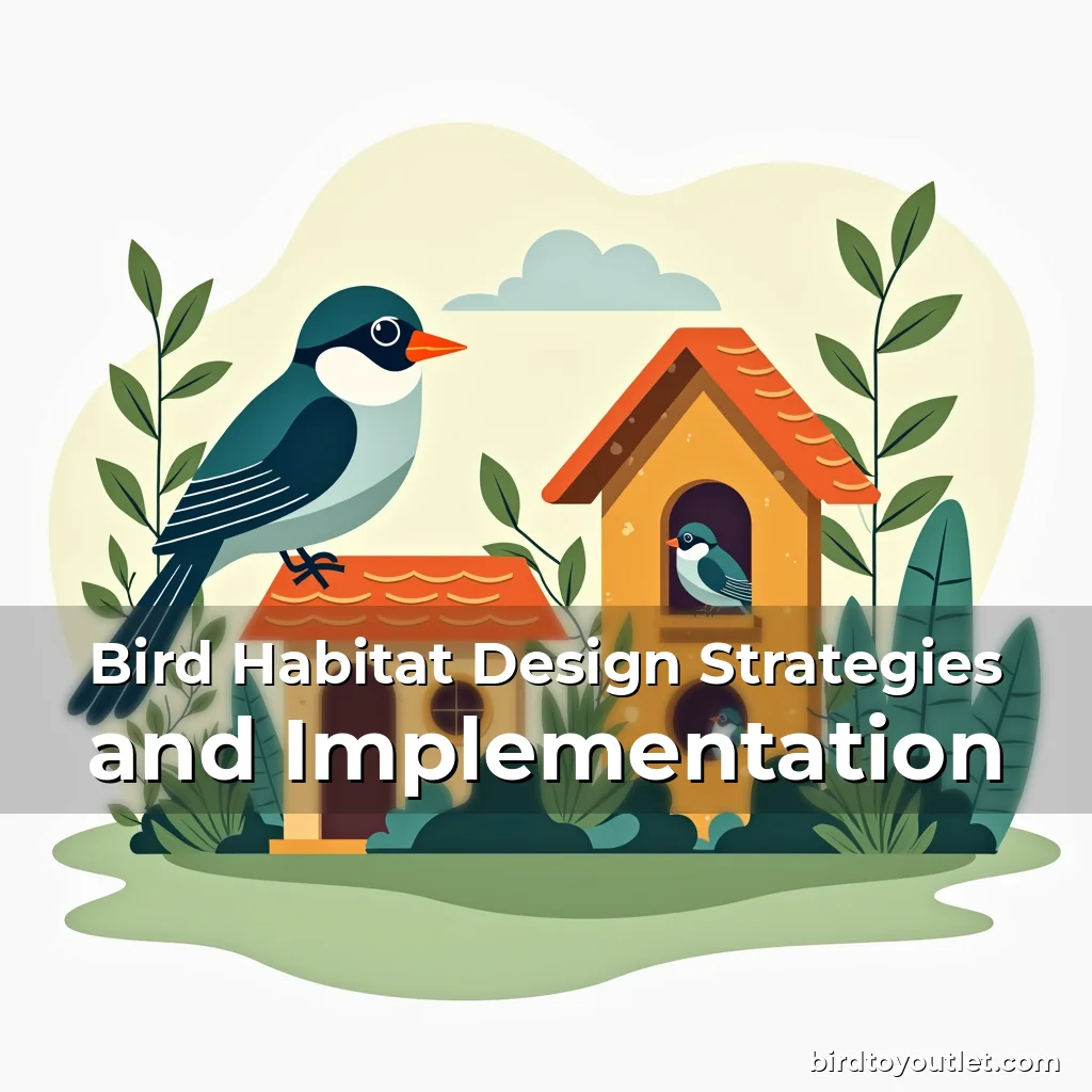 Artistic representation for Bird Habitat Design Strategies and Implementation