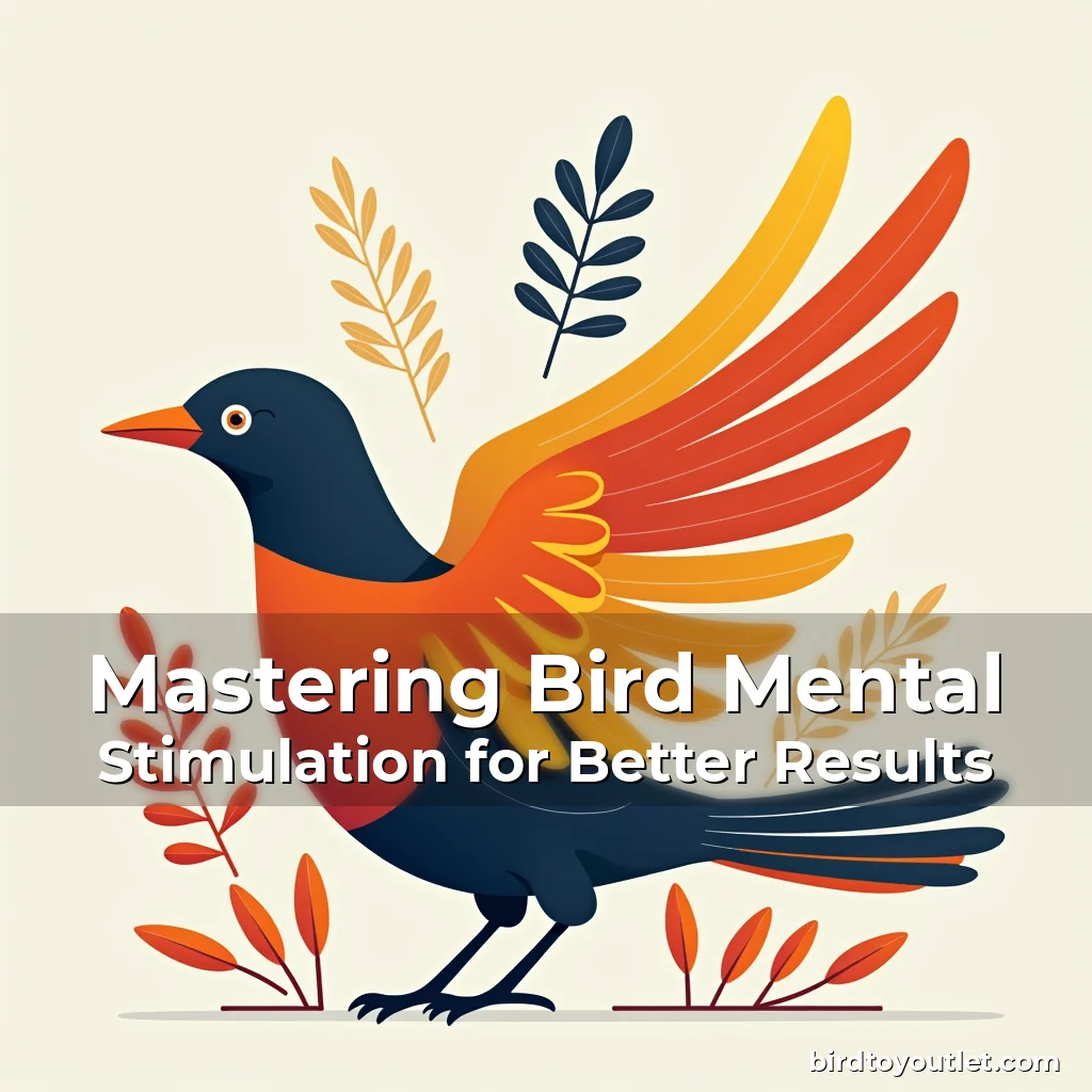 Artistic representation for Mastering Bird Mental Stimulation for Better Results