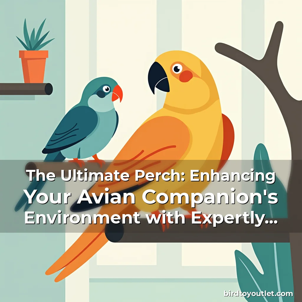 Artistic representation for The Ultimate Perch: Enhancing Your Avian Companion's Environment with Expertly Designed Bird Perches