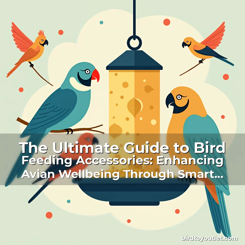 Artistic representation for The Ultimate Guide to Bird Feeding Accessories: Enhancing Avian Wellbeing Through Smart Choices